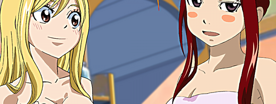 Fairy Tail hentai orgy foursome